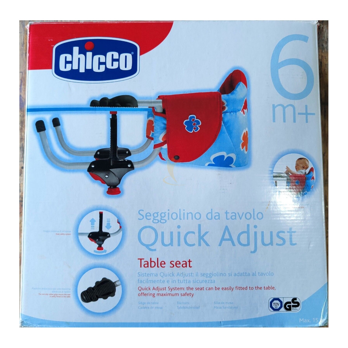 Chicco quick 2025 adjust table seat