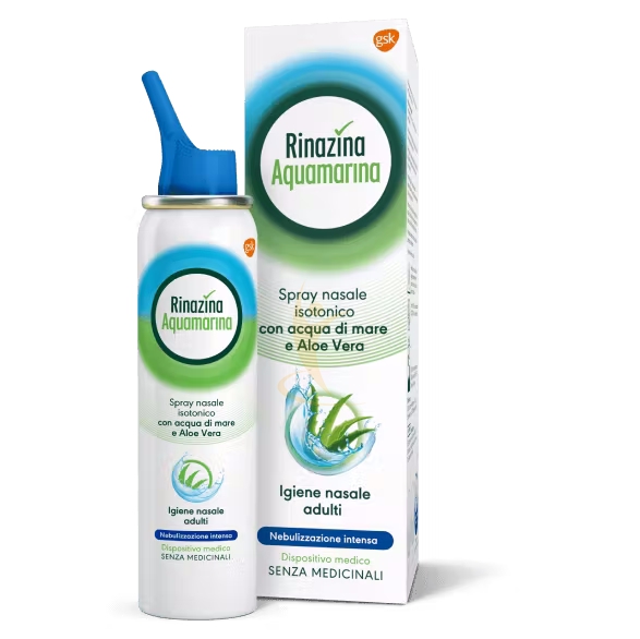 Rinazina Aquamarina Spray Nasale Isotonico - Dispositivi Medici GSK  Consumer Healthcare